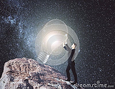 Imagination concept Stock Photo