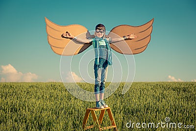 Imagination and freedom concept Stock Photo