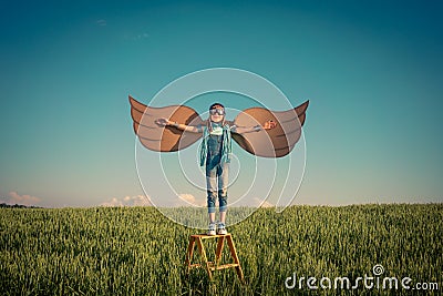 Imagination and freedom concept Stock Photo