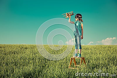 Imagination and freedom concept Stock Photo