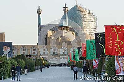 Imam Mosque, Isfahan, Iran, Asia Editorial Stock Photo