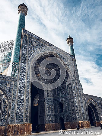 Imam Mosque is a symbol of Isfahan Editorial Stock Photo