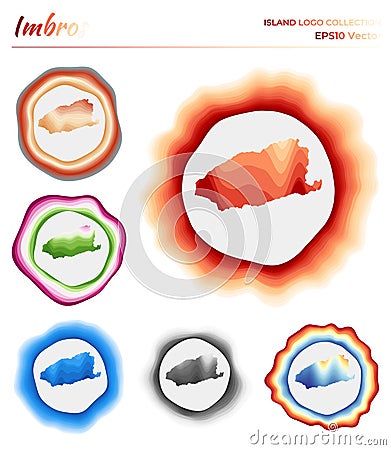 Imbros logo collection. Vector Illustration