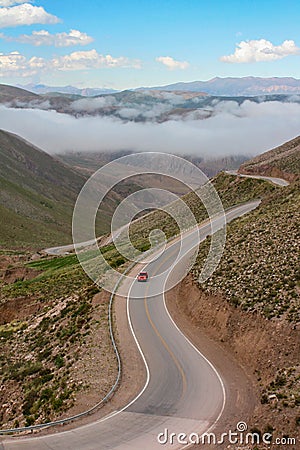 Road in the mountains Stock Photo