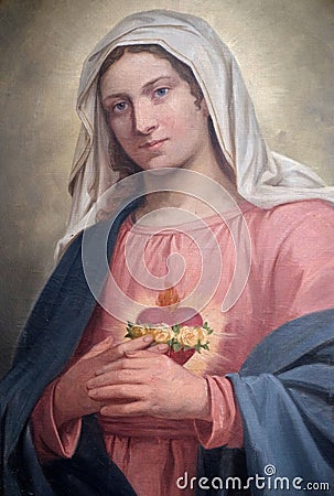 Immaculate Heart of Mary Editorial Stock Photo