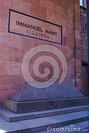 Immanuel Kant Grave Stock Photo