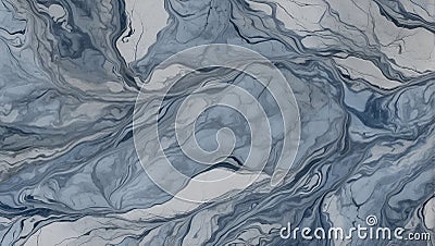 Chic Blue Vibes: Blue Jeans Marble's Contemporary Texture. AI Generate Stock Photo