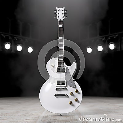 Gibson Les Paul Electric Guitar Stock Photo