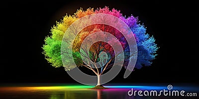 Stunning Monochromatic Binary Tree Abstract Art A Minimalist Geometric Illustration for Digital Design Enthusiasts Cartoon Illustration