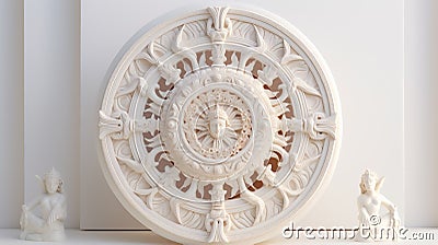 Ashwini Nakshatras on white plate Stock Photo