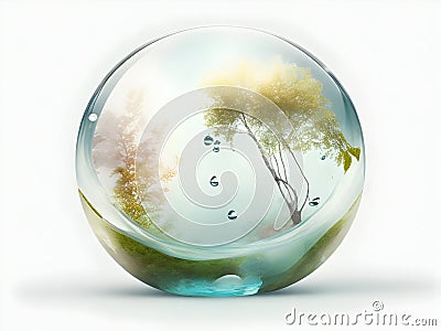 Crystal Clear: Captivating Transparent Background Pictures for Sale Stock Photo