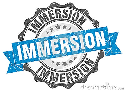 Immersion seal Vector Illustration