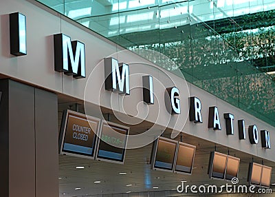 Immigration Stock Photo