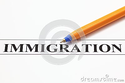 Immigration Stock Photo