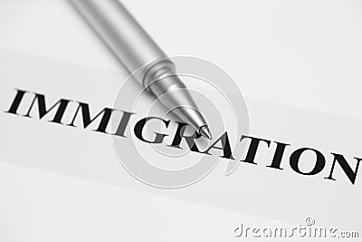 Immigration Stock Photo