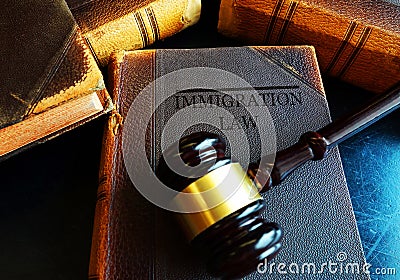Immigration Law concept Stock Photo