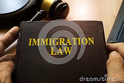 Immigration law. Stock Photo