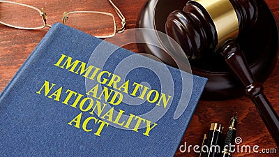 Immigration and Nationality Act INA. Stock Photo