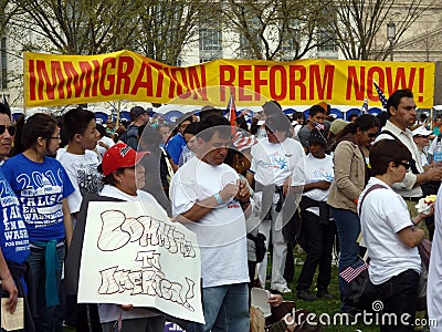 Immigration Reform Editorial Stock Photo