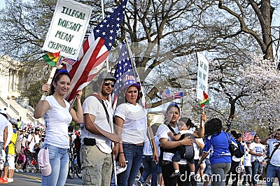 Immigration reform Editorial Stock Photo