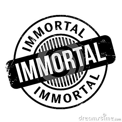 Immortal rubber stamp Stock Photo