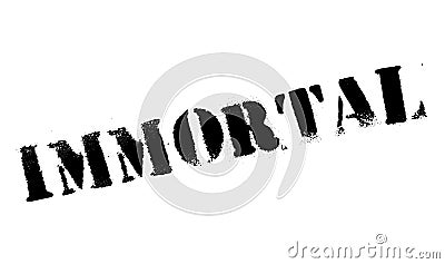 Immortal rubber stamp Stock Photo