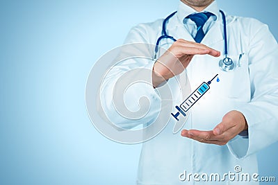 Immunization coverage Stock Photo