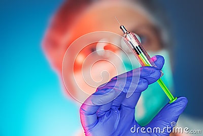 Immunologist or allergist healthcare medical professional Stock Photo