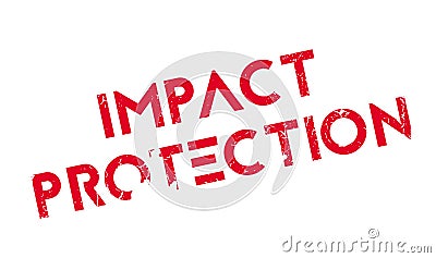 Impact Protection rubber stamp Vector Illustration