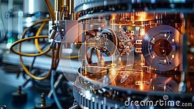 The Impact of Quantum Computing on Crypto Vaults Stock Photo