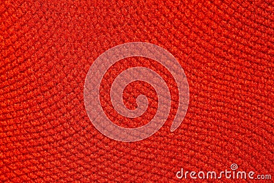 Impassioned textile background in extravagant red tone. Stock Photo