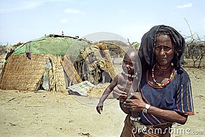 Impending famine in Afar by climate change Editorial Stock Photo