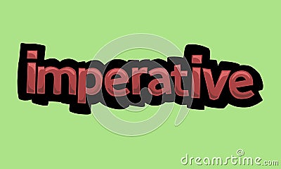 IMPEDANCE writing vector design on a green background Vector Illustration
