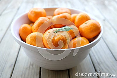 Imperfect satsuma mandarins Stock Photo