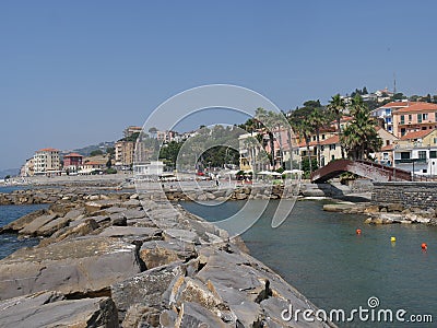 Imperia - Borgo Foce Stock Photo