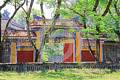 Hue Imperial City, Vietnam UNESCO World Heritage Stock Photo