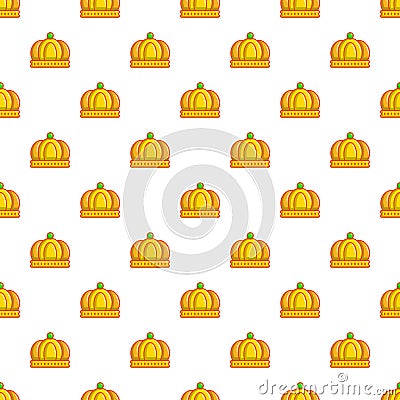 Imperial crown pattern seamless Vector Illustration