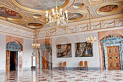 Four White Horses Hall, Residenz, Munich, Germany Editorial Stock Photo