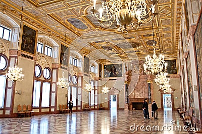 Imperial Hall, Residenz, Munich, Germany Editorial Stock Photo