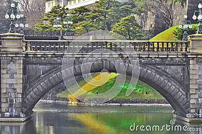 Imperial Palace bridge Stock Photo