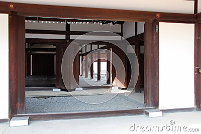 imperial palace (kyoto-gosho) in kyoto (japan) Stock Photo