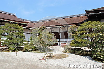 imperial palace (kyoto-gosho) in kyoto (japan) Stock Photo