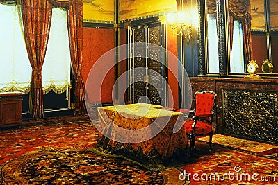 Imperial room in the parliament, Tokyo, Japan Editorial Stock Photo