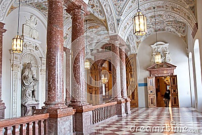 Imperial Staircase, Residenz, Munich, Germany Editorial Stock Photo