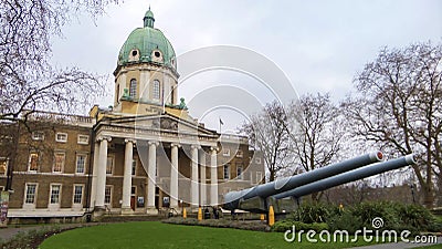 Imperial War Museum Entrance Building - London, England Editorial Stock Photo