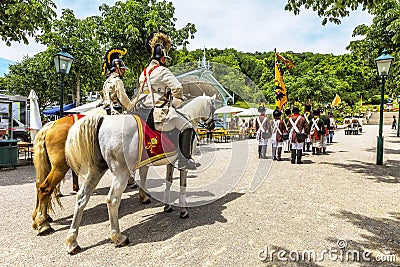 Imperiale Fest celebrated in Baden bei Wien. Editorial Stock Photo