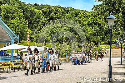 Imperiale Fest celebrated in Baden bei Wien. Editorial Stock Photo