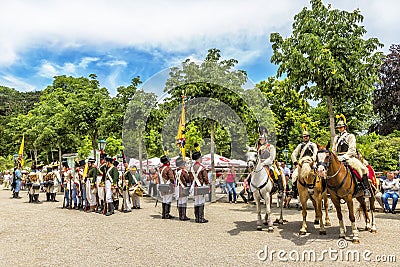 Imperiale Fest celebrated in Baden bei Wien. Editorial Stock Photo