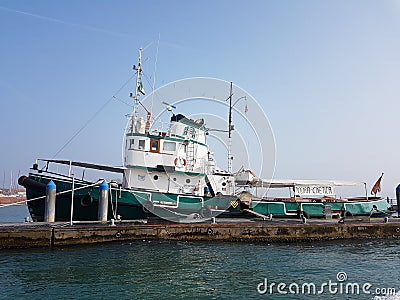 Impetus boat, IMO 6927602, Venice Island Editorial Stock Photo