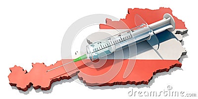 Austria-wide vaccination campaign Stock Photo